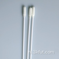 Wit PP Stick Open-Cell Round Foam Swab Sample
